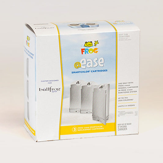 FROG® @ease® for Bullfrog Spas, Classic – SmartChlor® replacement cartridges, 3 pack