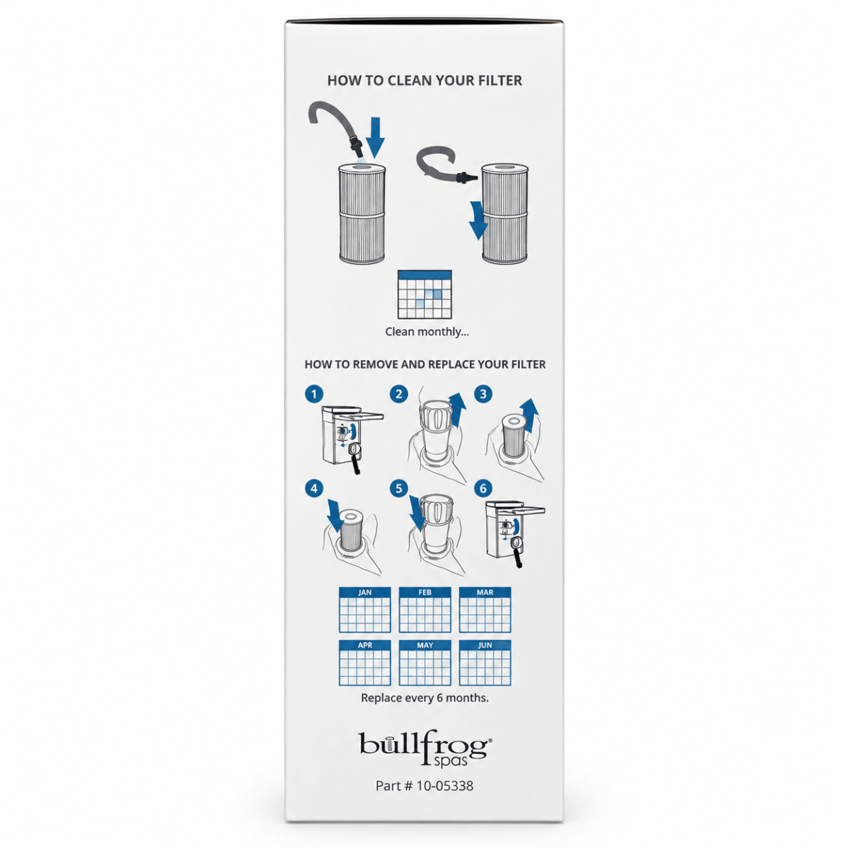 Bullfrog Spas Calm Series Filter - 10-05338 - Southern Leisure Spas & Wellness