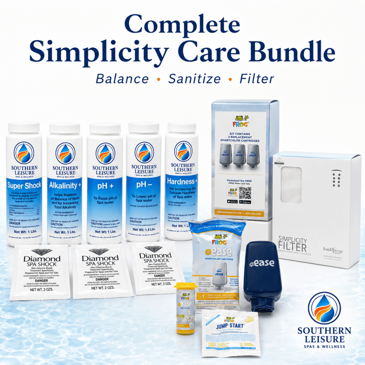 Bullfrog Spas Complete Refresh Kit - Southern Leisure Spas & Wellness