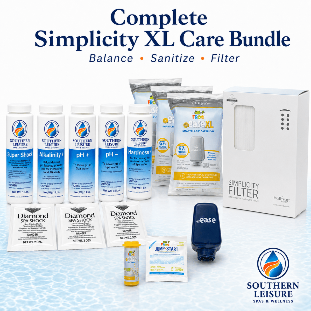 Bullfrog Spas Complete Simplicity XL Refresh Kit - Southern Leisure Spas & Wellness
