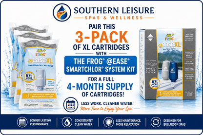 Bullfrog Spas Simplicity XL SmartChlor Replacement Cartridges – 3-Pack - Southern Leisure Spas & Wellness