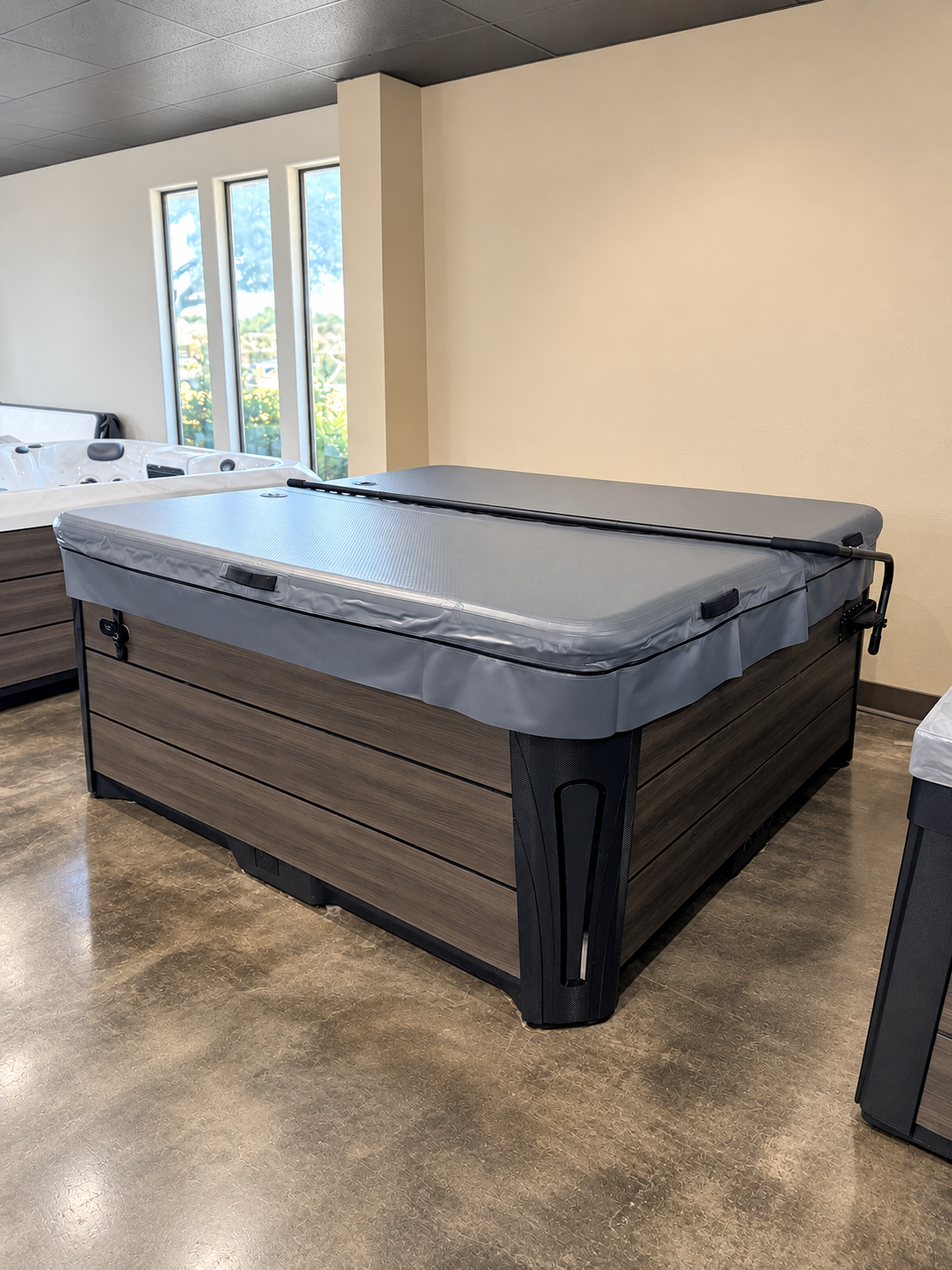 AIRCAP 1 Foam-Free Hot Tub Cover - Deep Grey
