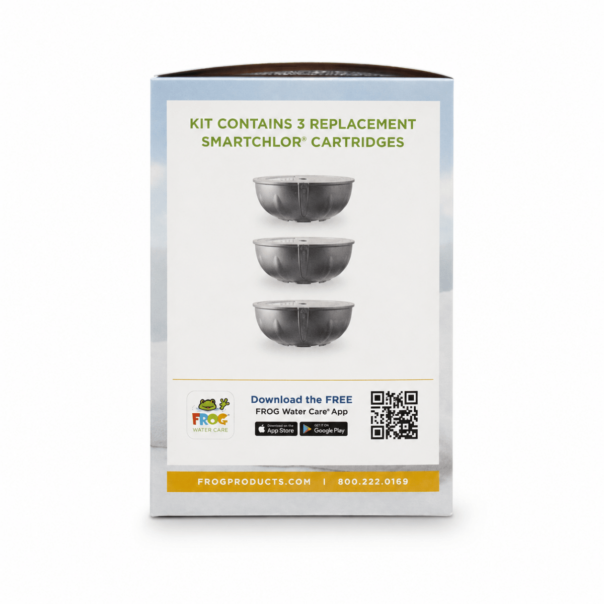 FROG @ease Floating SmartChlor Replacement Cartridges – 3-Pack - Southern Leisure Spas & Wellness