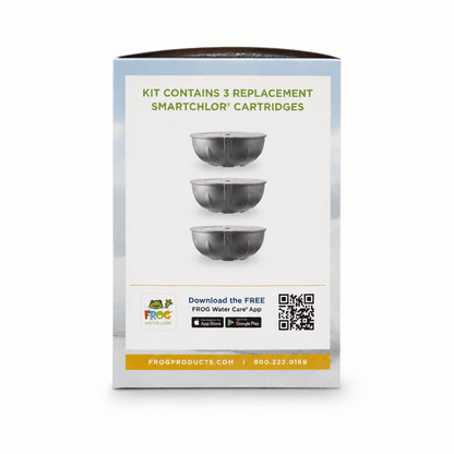 FROG @ease Floating SmartChlor Replacement Cartridges – 3-Pack - Southern Leisure Spas & Wellness