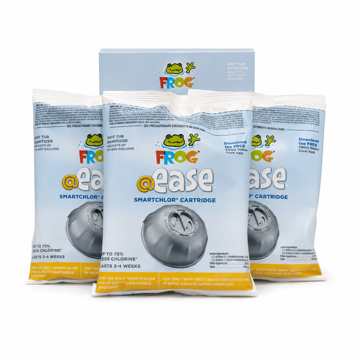FROG @ease Floating SmartChlor Replacement Cartridges – 3-Pack - Southern Leisure Spas & Wellness
