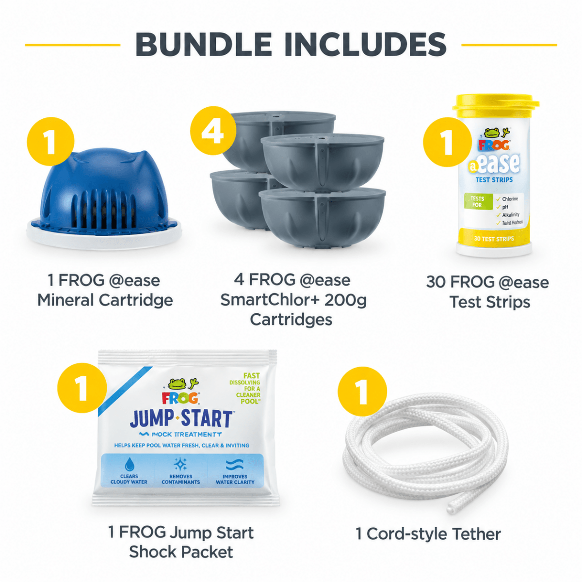 FROG @ease+ Floating System - 4-Month Hot Tub Bundle - Southern Leisure Spas & Wellness
