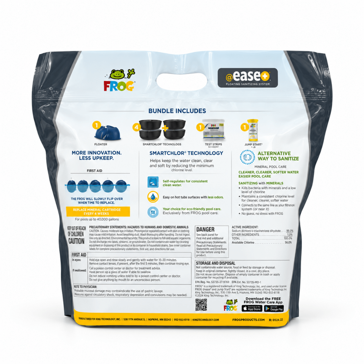 FROG @ease+ Floating System - 4-Month Hot Tub Bundle - Southern Leisure Spas & Wellness