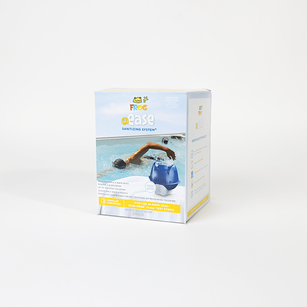 FROG @ease for Swim Spas – Floating Sanitizing System Kit with Kick-It (Up to 3,000 Gallons) - Southern Leisure Spas & Wellness