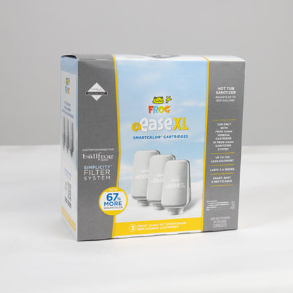 FROG @ease for Bullfrog Spas, Simplicity, XL – SmartChlor Replacement Cartridges, 3 Pack