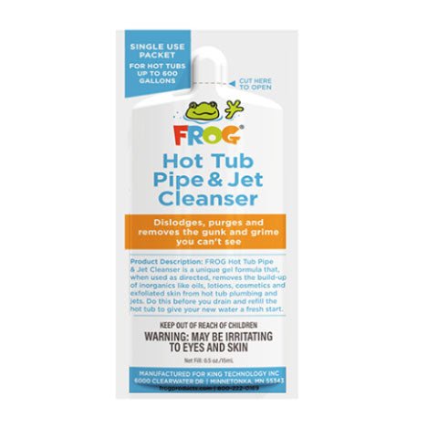 FROG Hot Tub Pipe & Jet Cleanser – Single-Use Packet (Up to 600 Gallons) - Southern Leisure Spas & Wellness