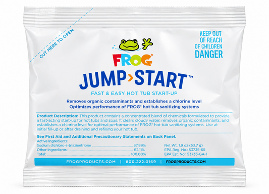 FROG Jump Start Hot Tub Start-Up Shock - Single Packet - Southern Leisure Spas & Wellness