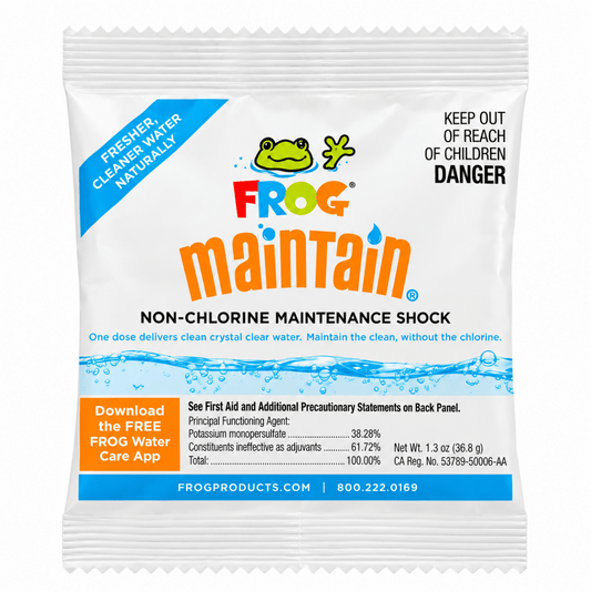 FROG Maintain Non-Chlorine Shock for Hot Tubs - 2 oz - Southern Leisure Spas & Wellness