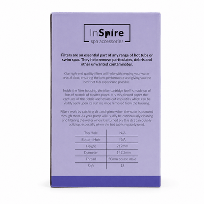 Platinum Spas OEM SS03 Hot Tub & Swim Spa Filter - Southern Leisure Spas & Wellness