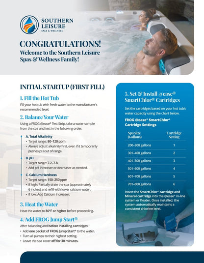 Southern Leisure Spa Starter Kit – Water Balancers, Chlorine & Shock - Southern Leisure Spas & Wellness