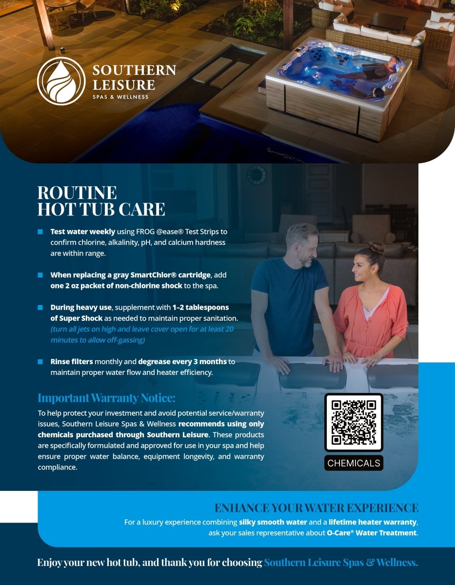 Southern Leisure Spa Starter Kit – Water Balancers, Chlorine & Shock - Southern Leisure Spas & Wellness